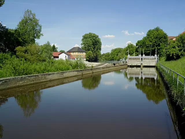 Forellenteich Hirschfeldsee in Oedheim